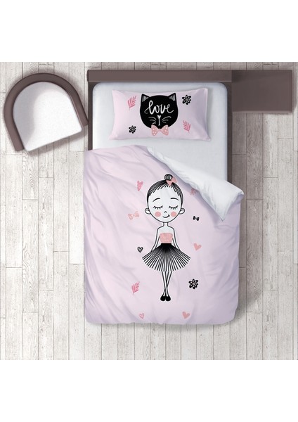 Dijital Baskılı 160CM x 220CM Çocuk Odası Nevresim Takımı Model 283