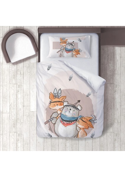 Dijital Baskılı 160CM x 220CM Çocuk Odası Nevresim Takımı Model 287