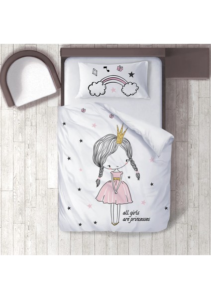 Dijital Baskılı 160CM x 220CM Çocuk Odası Nevresim Takımı Model 082