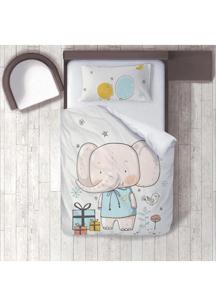 Dijital Baskılı 160CM x 220CM Çocuk Odası Nevresim Takımı Model 1403