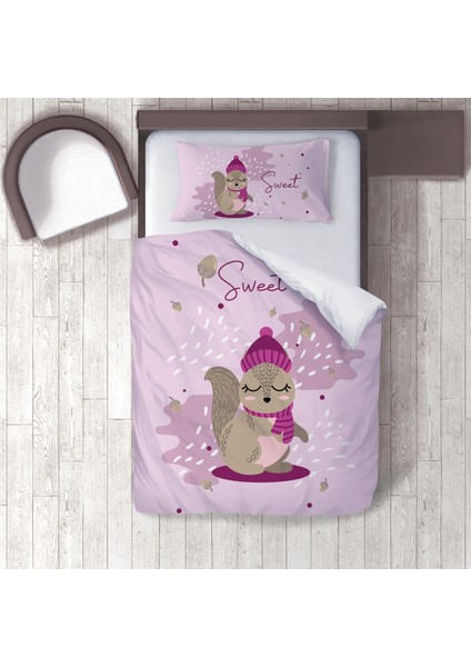 Dijital Baskılı 160CM x 220CM Çocuk Odası Nevresim Takımı Model 141