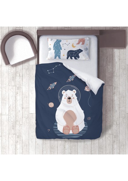 Dijital Baskılı 160CM x 220CM Çocuk Odası Nevresim Takımı Model 114