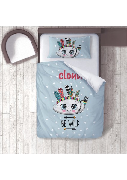 Dijital Baskılı 160CM x 220CM Çocuk Odası Nevresim Takımı Model 146