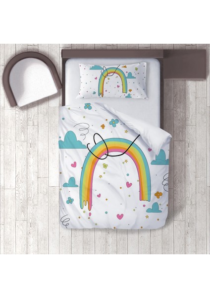 Dijital Baskılı 160CM x 220CM Çocuk Odası Nevresim Takımı Model 1386