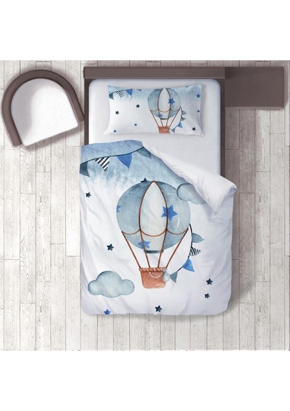 Dijital Baskılı 160CM x 220CM Çocuk Odası Nevresim Takımı Model 016