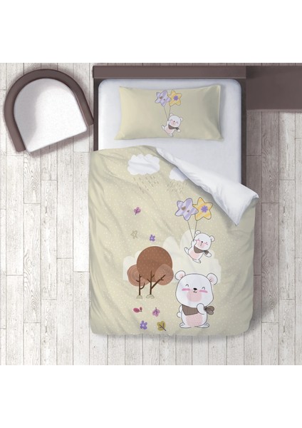 Dijital Baskılı 160CM x 220CM Çocuk Odası Nevresim Takımı Model 275