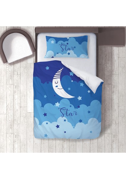 Dijital Baskılı 160CM x 220CM Çocuk Odası Nevresim Takımı Model 190