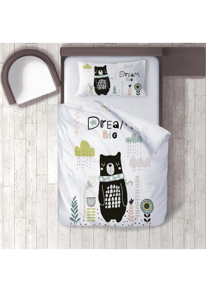 Dijital Baskılı 160CM x 220CM Çocuk Odası Nevresim Takımı Model 093
