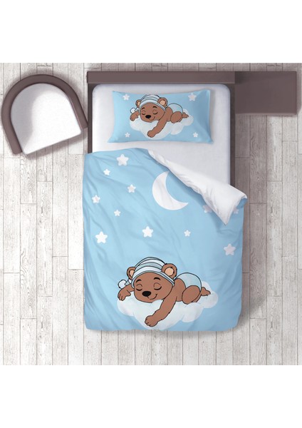 Dijital Baskılı 160CM x 220CM Çocuk Odası Nevresim Takımı Model 108