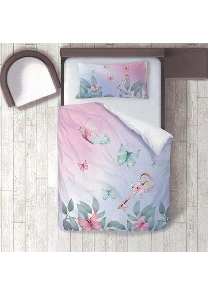 Dijital Baskılı 160CM x 220CM Çocuk Odası Nevresim Takımı Model 266