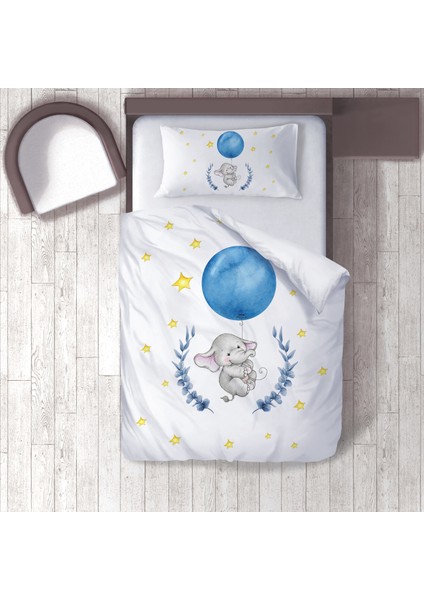 Dijital Baskılı 160CM x 220CM Çocuk Odası Nevresim Takımı Model 066