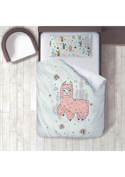 Dijital Baskılı 160CM x 220CM Çocuk Odası Nevresim Takımı Model 197