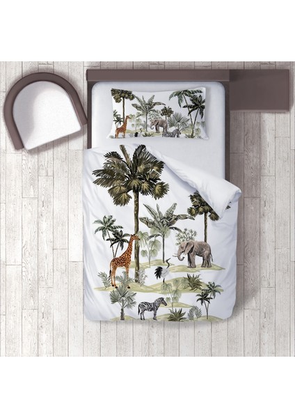 Dijital Baskılı 160CM x 220CM Çocuk Odası Nevresim Takımı Model 1391