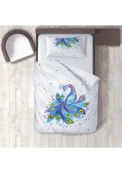Dijital Baskılı 160CM x 220CM Çocuk Odası Nevresim Takımı Model 308