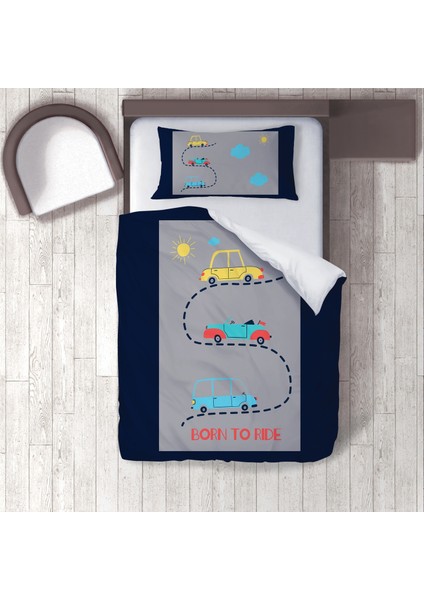 Dijital Baskılı 160CM x 220CM Çocuk Odası Nevresim Takımı Model 005