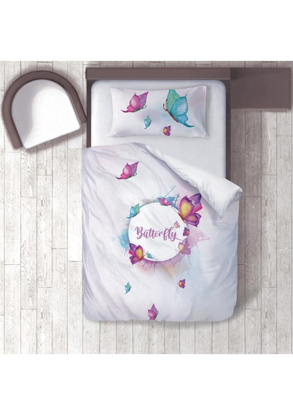 Dijital Baskılı 160CM x 220CM Çocuk Odası Nevresim Takımı Model 224