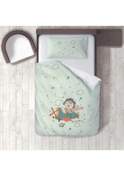 Dijital Baskılı 160CM x 220CM Çocuk Odası Nevresim Takımı Model 299