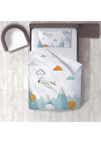Dijital Baskılı 160CM x 220CM Çocuk Odası Nevresim Takımı Model 1406