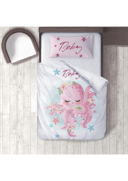 Dijital Baskılı 160CM x 220CM Çocuk Odası Nevresim Takımı Model 204