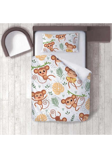 Dijital Baskılı 160CM x 220CM Çocuk Odası Nevresim Takımı Model 1335