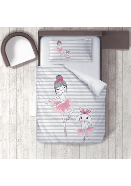 Dijital Baskılı 160CM x 220CM Çocuk Odası Nevresim Takımı Model 011