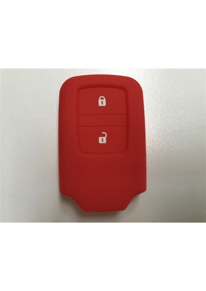 Honda Hrv Jazz 2 Tuşlu Kırmızı Silikon Anahtar Kılıfı Koruma Kabı