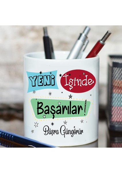 Yeni Iş Ofis Hediye Seti - Kişiye Özel Isimli Meslek Hediyesi modelleri