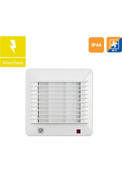 Soler Palau Edm-300 C Ø150MM Çap 280 M³/h Debi Duvar ve Tavan Tipi Mini Aksiyel Fan fiyatları