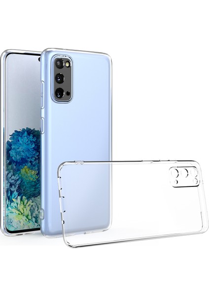 Samsung Galaxy S20 Kılıf Renksiz Şeffaf Silikon Kamera Korumalı Kks fiyatları