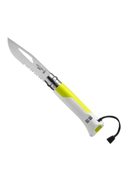 Opinel No 8 Outdoor Fluo Paslanmaz Çelik Çakı (Sarı)