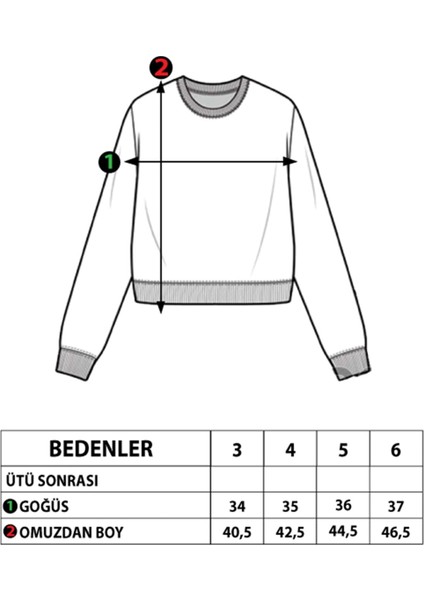 Kız Çocuk Pamuklu Balıkçı Yaka Popıt Desenli Sweatshirt fiyatları