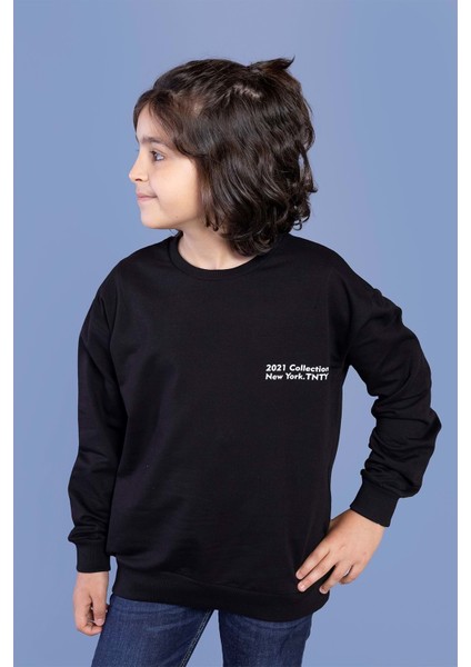 Erkek Çocuk Baskılı Sweatshirt
