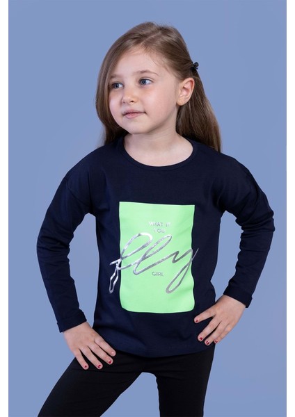 Kız Çocuk Baskılı Tişört