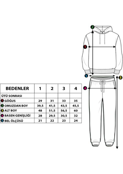 Erkek Çocuk Kapüşonlu Baskılı Eşofman Takımı fiyatları