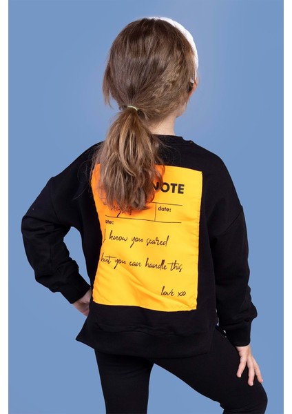 Kız Çocuk Sırtı Baskılı Sweatshirt fiyatları