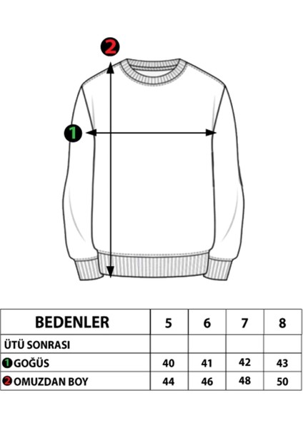 Kız Çocuk Sırtı Baskılı Sweatshirt modelleri