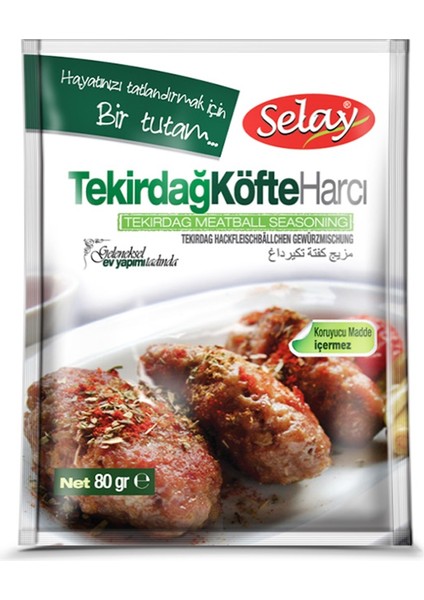 Tekirdağ Köfte Harcı 80 gr 20' li