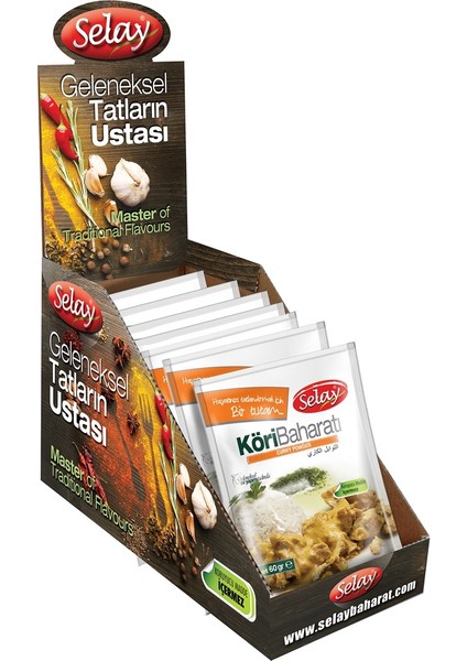 Köri Baharatı 60 gr x 20'li modelleri