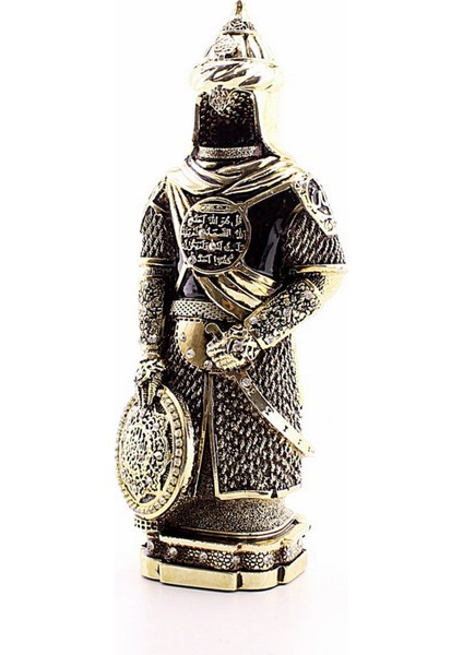 Zırhlı Cevşen Ayetli Asker Gold Biblo 3 Boyutlu Küçük Boy 24 cm fiyatları