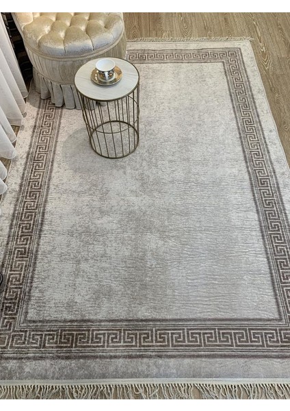 Lorin Şönil Görünüm Lateks Kaymaz Taban Leke Tutmaz Saçaklı Modern Halı fiyatları