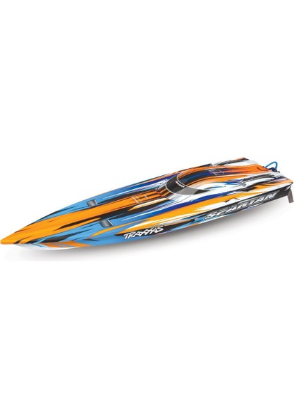 Spartan Rc Tekne 6s High Performance Race Boat Rtr Tqi & Tsm Turuncu