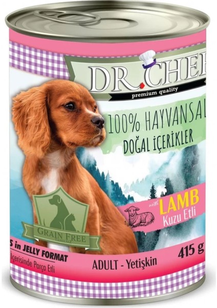 Tahılsız Kuzu Etli Konserve Yavru Köpek Maması 24 x 415 Gram