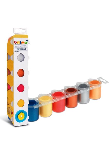 Metalik Guaj Boya 6 Renk