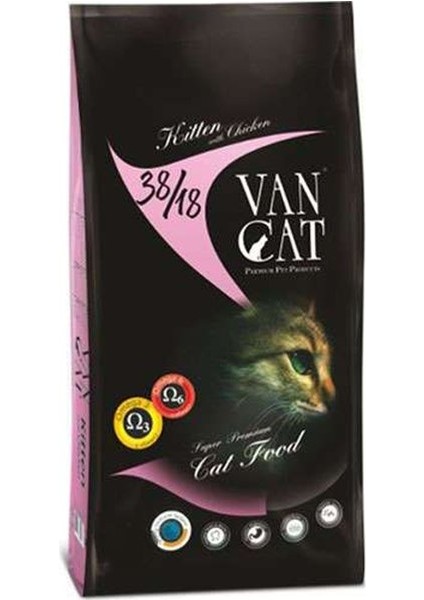 Van Cat Kitten Tavuklu Yavru Kedi Maması 1 kg