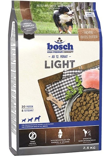 Light Kümes Hayvanlı Düşük Kalorili Yetiskin Köpek Maması 2,5 kg