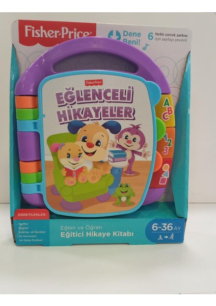 Fisher Price Eglenceli Hikayeler Kitabi Egitici Set
