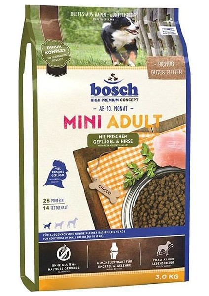 Mini Kümes Hayvanlı ve Darılı Küçük Irk Yetişkin Köpek Maması 3 kg