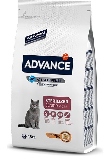 Sterilised Senior 10+ Kısırlaştırılmış Yaşlı Kedi Maması 1,5 kg