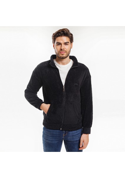 SALMA I Erkek Polar Siyah