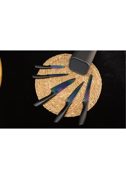 Titanyum Diamond 6'lı Bıçak Set DC.TR-3496